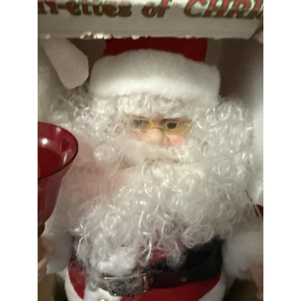 Santa's Best Holiday Animation‎ Santa Claus Motionette Vintage